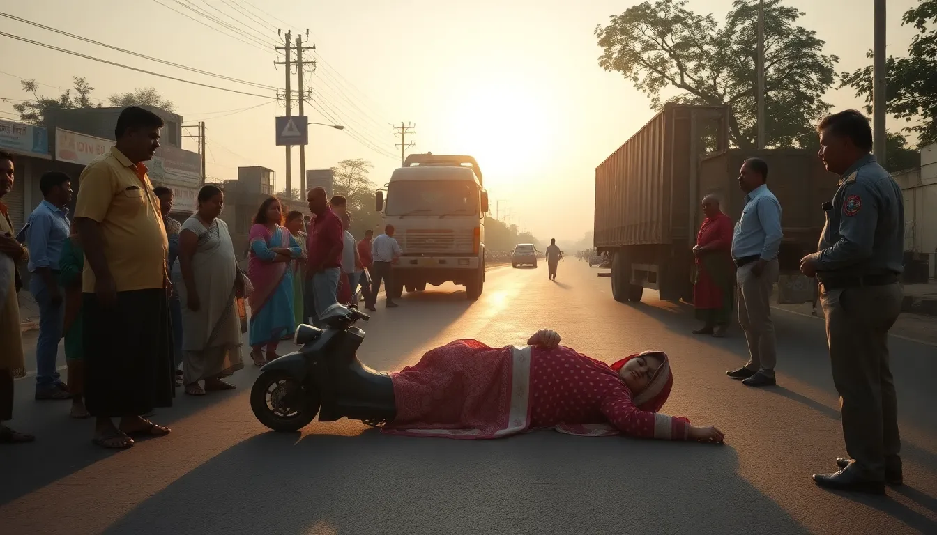 Teacher Dies in Vastral After Being Hit by Truck