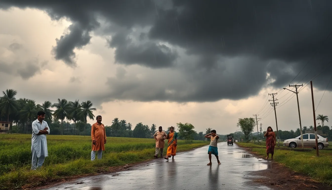 Thunderstorms Bring Relief from Heat in Naswadi