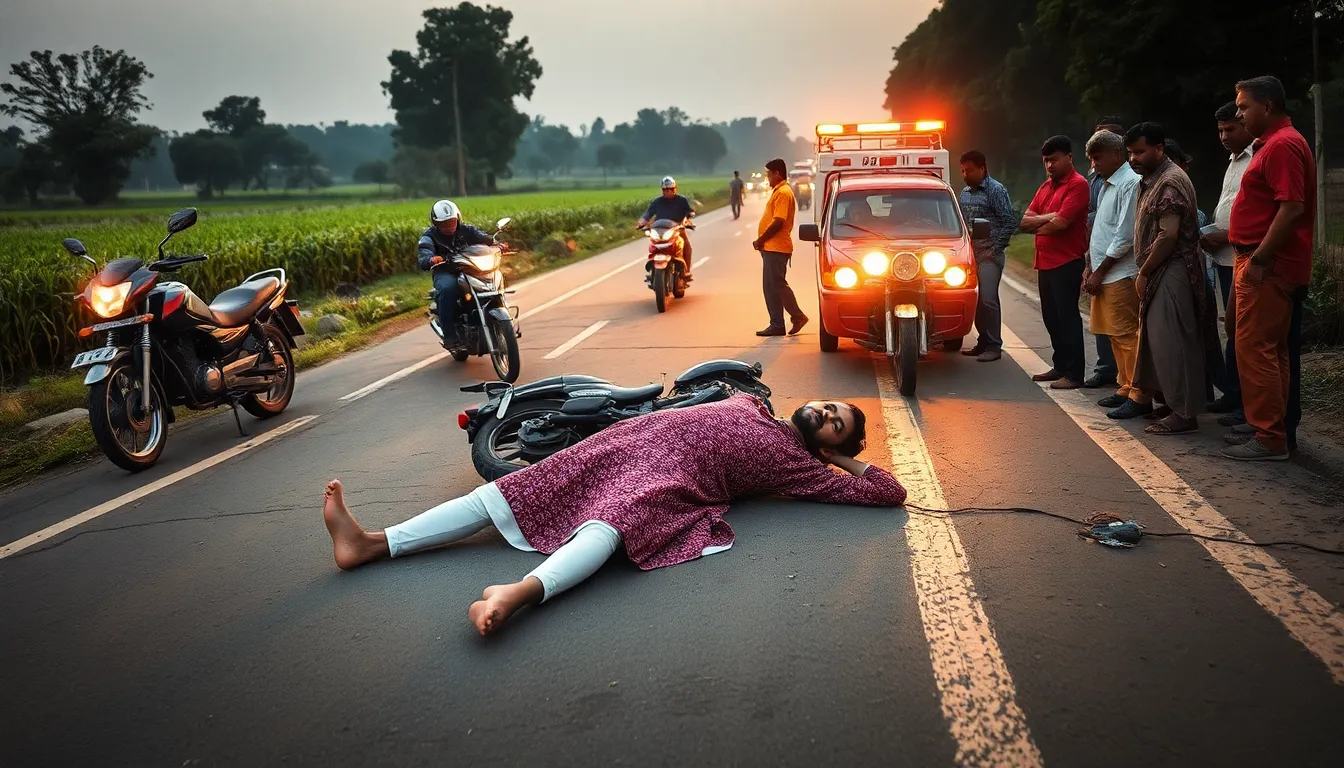 Tragic Motorcycle Accident Claims Teen's Life in Dahod