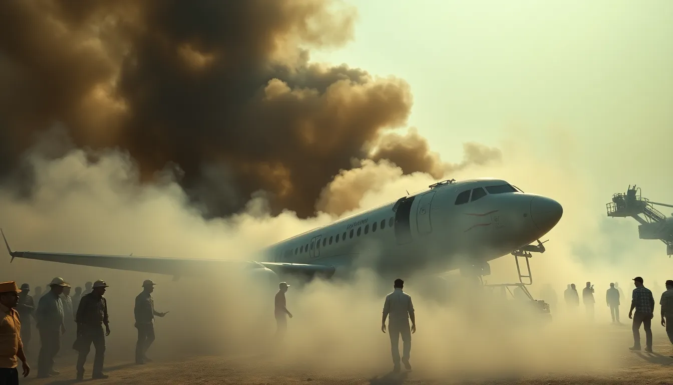 Tragic Plane Crash at Ahmedabad Airport: Air India Flight Goes Down