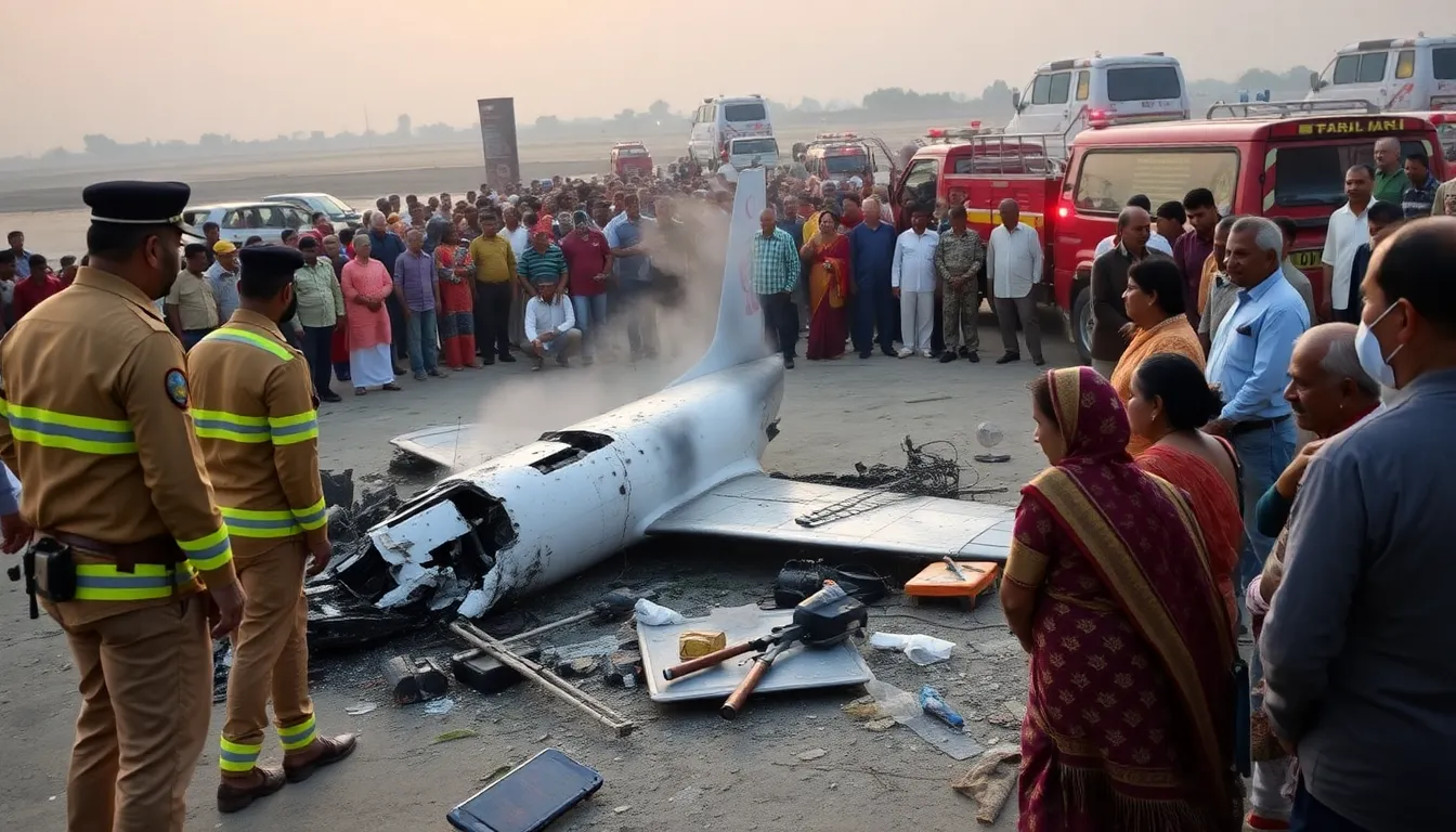 Tragic Plane Crash Claims Lives of Patan Couple in Ahmedabad
