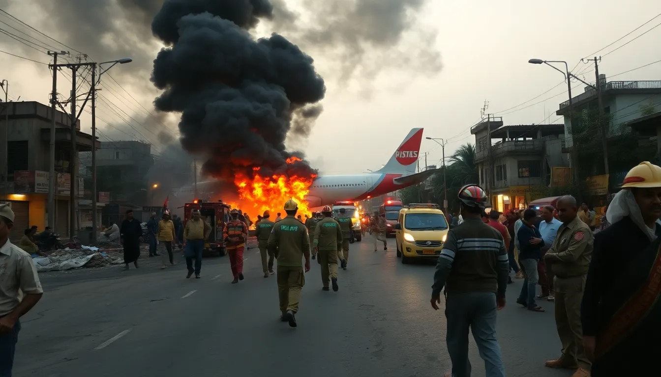 Tragic Plane Crash in Ahmedabad: 242 People On Board
