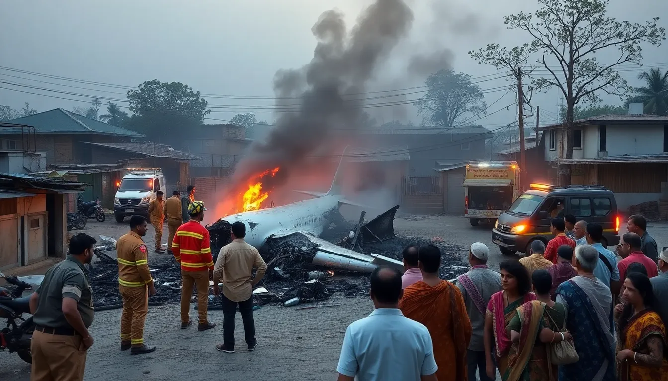 Tragic Plane Crash in Ahmedabad Claims Lives of Three Passengers from Patan District
