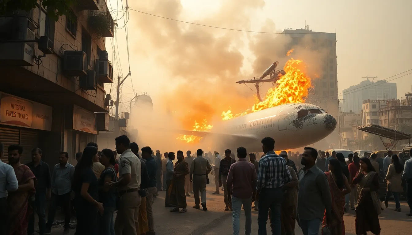 Tragic Plane Crash in Ahmedabad: Student's Eyewitness Account