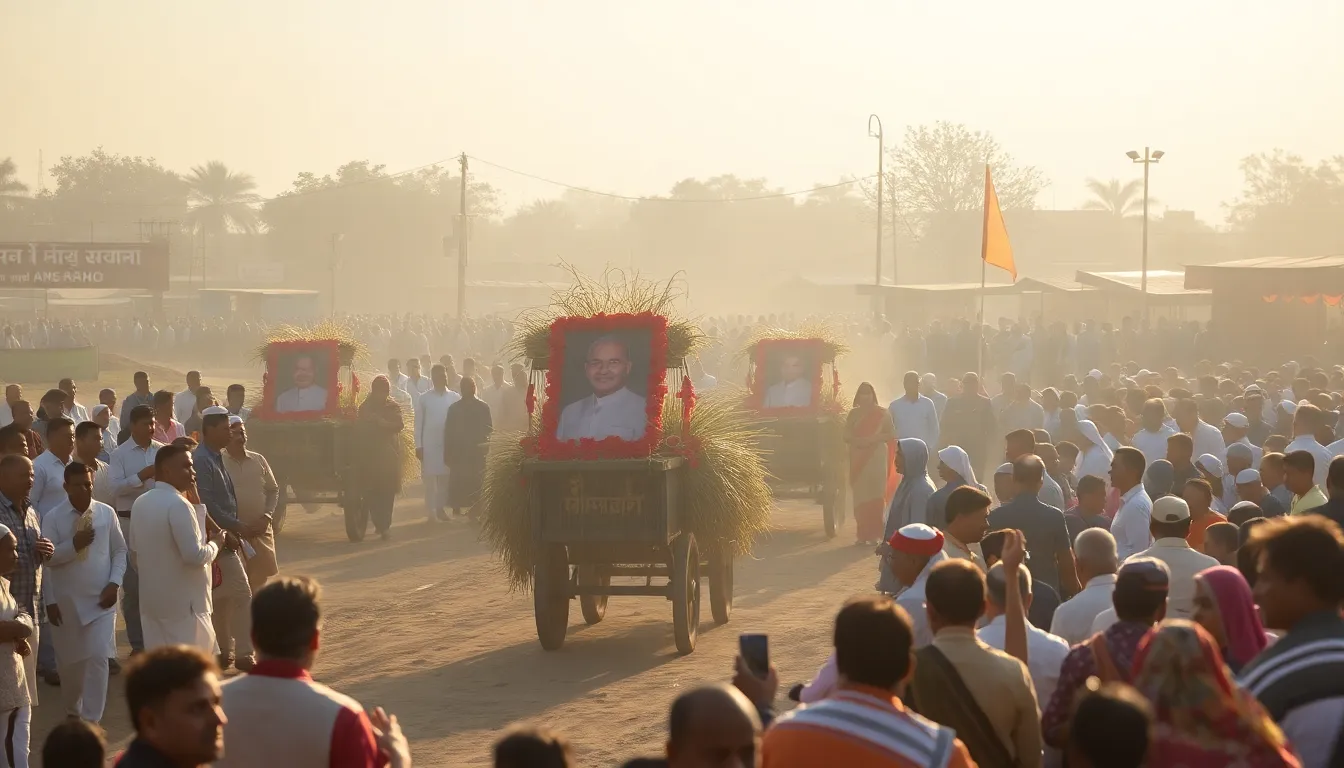 Tribute to Former Chief Minister Vijaybhai Rupani in Gujarat