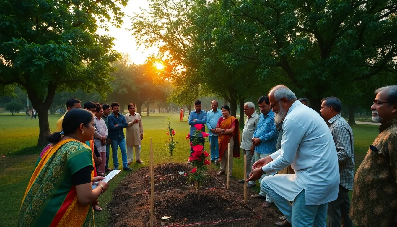 Tribute to Plane Crash Victims: 290 Gulmohar Trees Planted in Ahmedabad