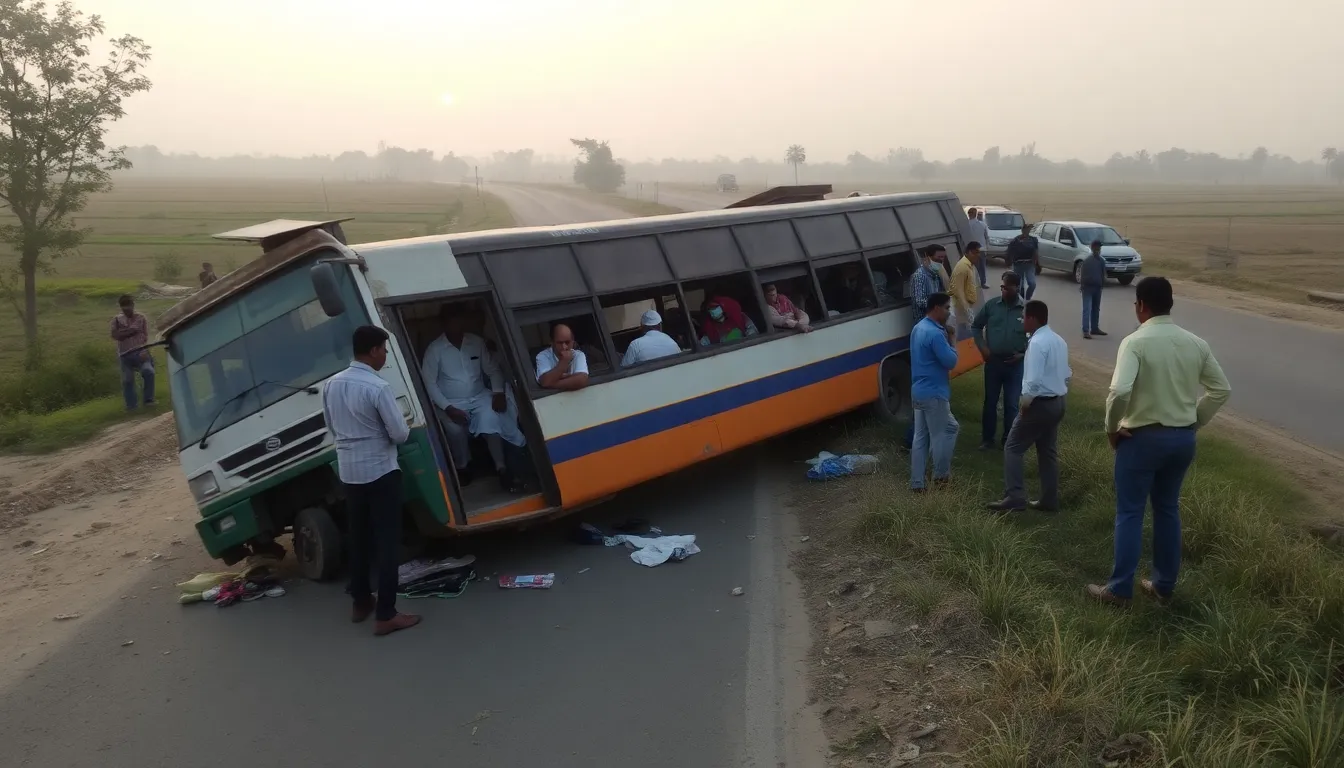 Triple Accident on Bagodara-Dholka Road in Ahmedabad: Two Seriously Injured