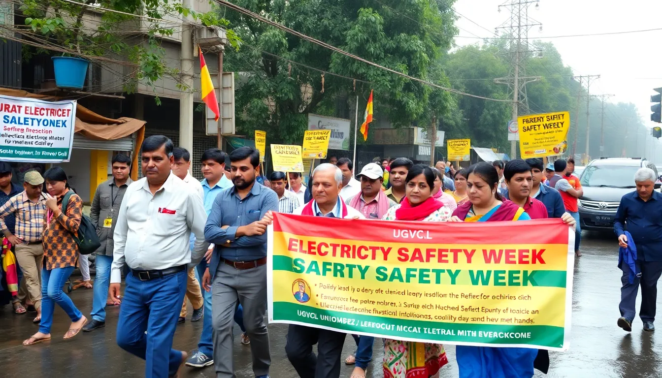 UGVCL Celebrates Electricity Safety Week with Rally in Bhabhar