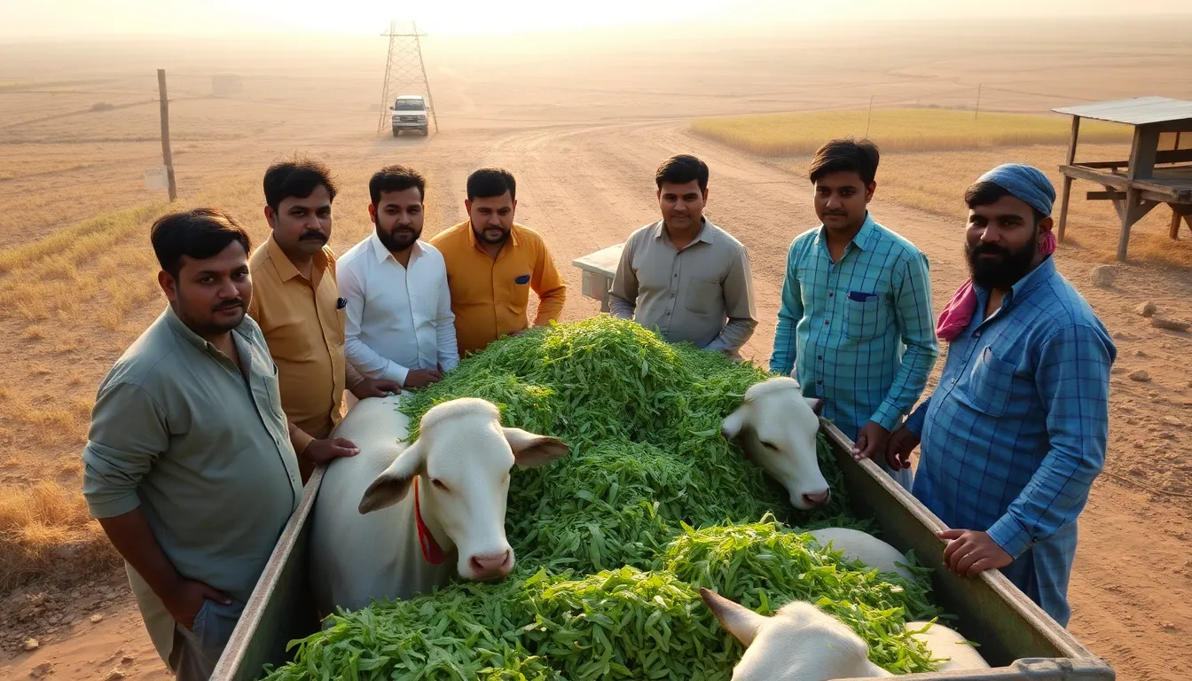 Unique Service by Tharad Candidate: Feeding Homeless Cows