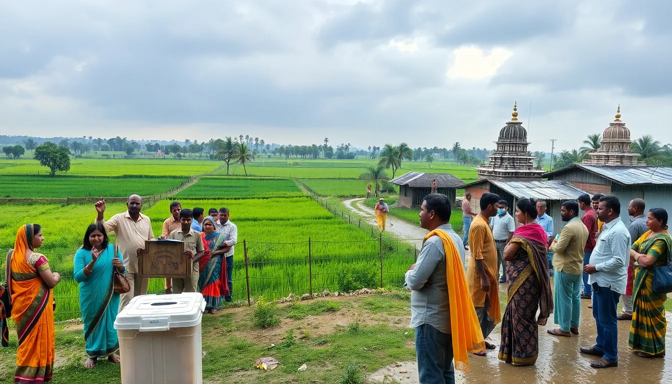 Voting Completed in Vav Taluka Amidst Rain