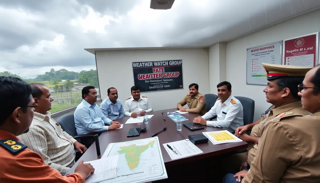 Weather Watch Group Meeting Held in Gandhinagar Amid Heavy Rain Forecast