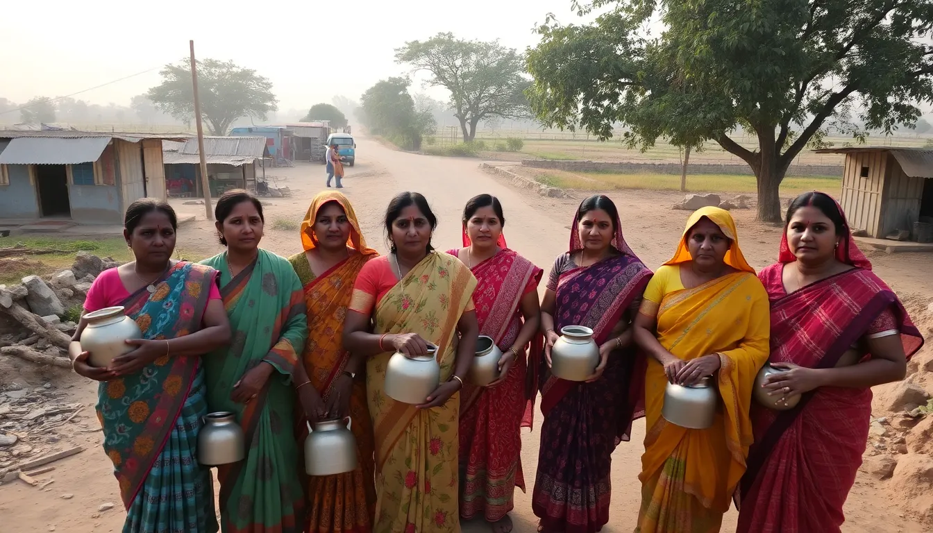 Women in Sankheda Village Struggle for Water Supply