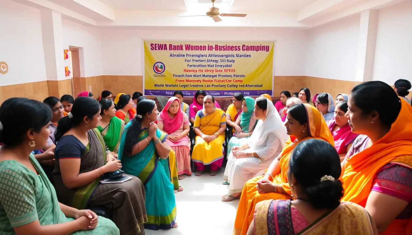 Women Micro-Entrepreneurs Empowered at SEWA Bank Camp