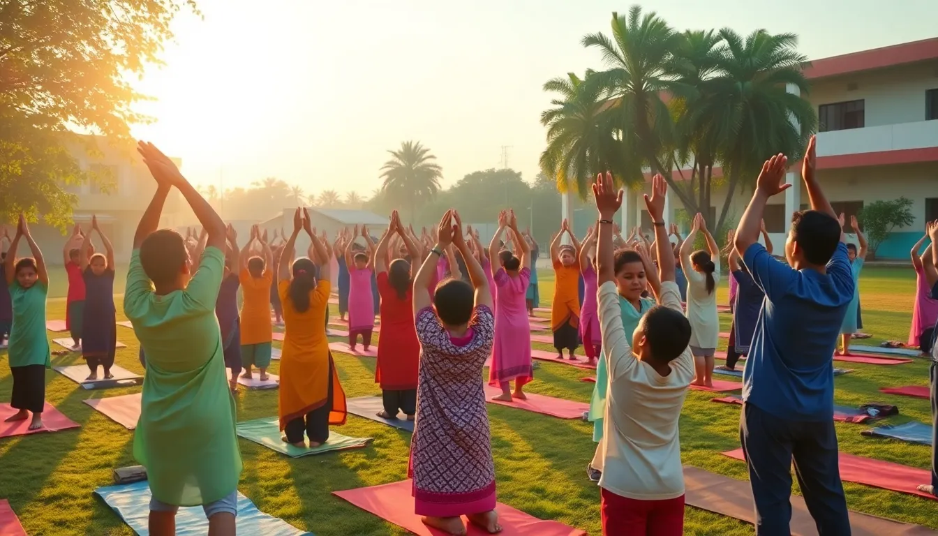 Yoga Camp Celebrates International Yoga Day in Samoda